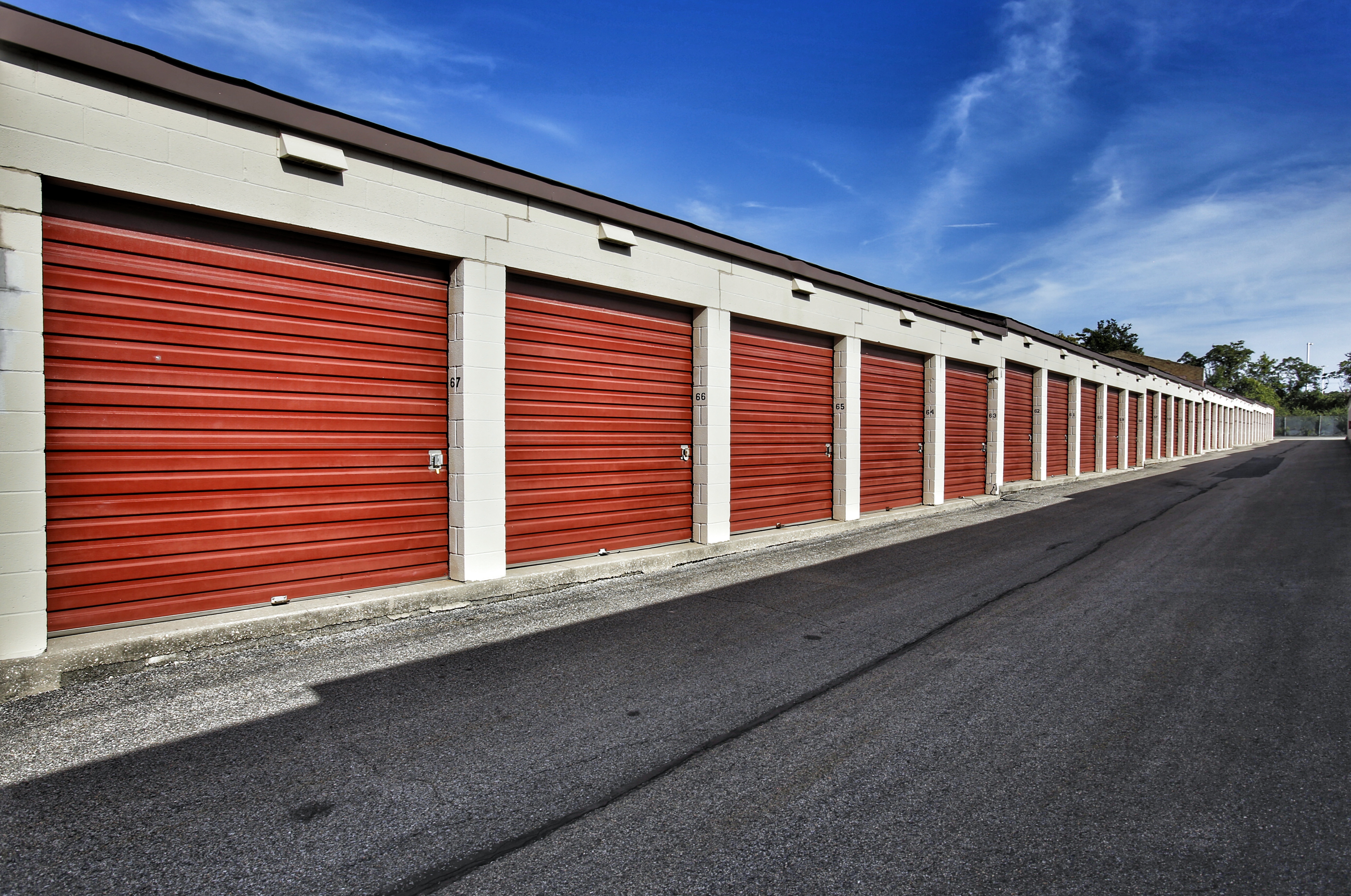 large drive up storage unit in Dundalk, MD - clean, affordable with roll up doors